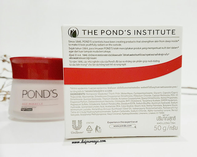 Ponds Age Miracle Wrinkle Corrector Night Cream Review