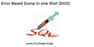  Error Based Dump In One Shot - (DIOS) 