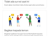 Cara Mendapatkan Uang Internet dari Google Survei Berhadiah