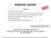 Lowongan Kerja Bengkel  Masri 