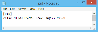 Notepad, cara buat pid text,pid text