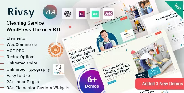 Best Cleaning Services WordPress Theme