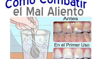 Como Combatir el Mal Aliento con Agua Oxigenada