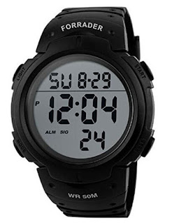 Forrader Men Outdoor Waterproof Screen Digital LED Sport Wrist Watches Stopwatch Chronograph