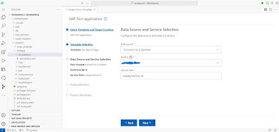 Consuming CAPM Application's OData service into SAP Fiori Application in Business Application Studio