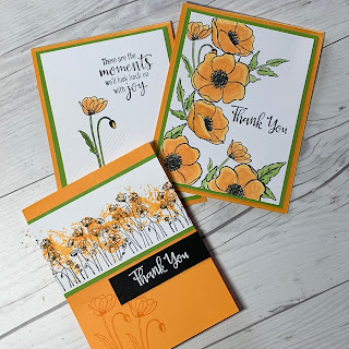 Sneak Peek of the Stampin' Up! Peaceful Poppies Suite