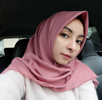 cara memakai cadar dari kerudung pashmina