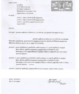 RTI - ஆசிரியர்கள் குறைந்த பட்சம் எத்தனை நாட்கள் மருத்துவ விடுப்பு துய்க்கலாம்?