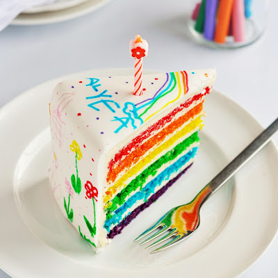 Cara Membuat Rainbow Cake