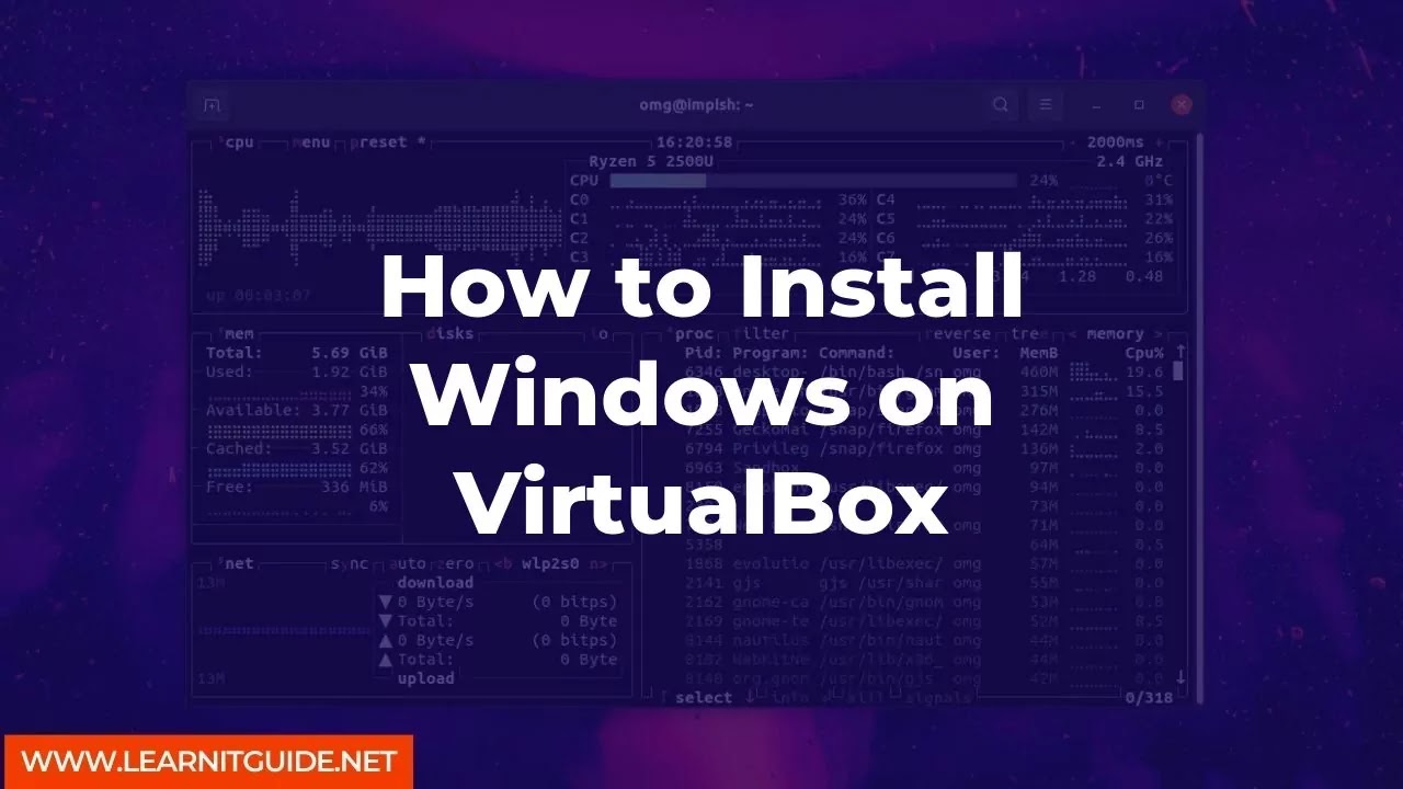 How to Install Windows on VirtualBox