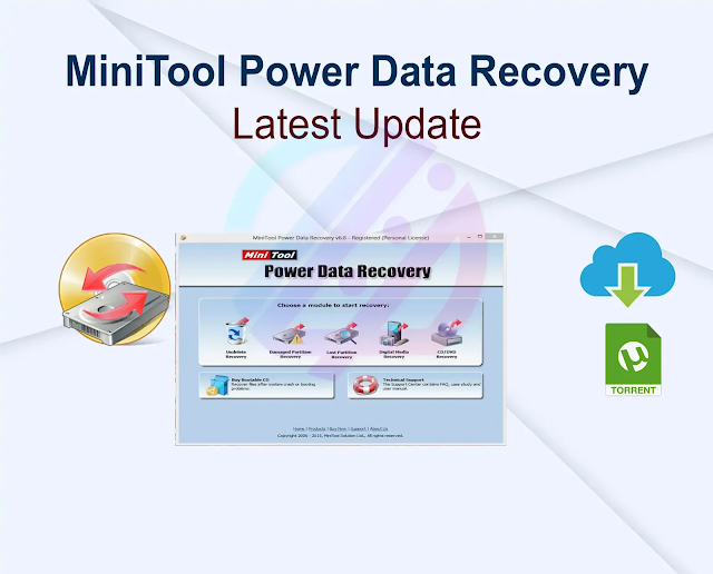 MiniTool Power Data Recovery Personal-Business v11.8 + Activator WinPE Latest Update