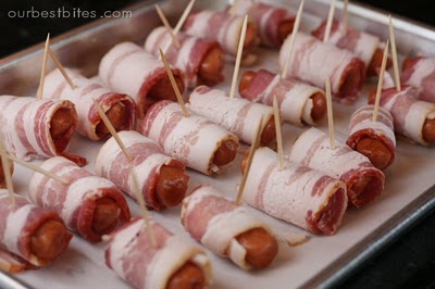 Bacon Wrapped Sausage