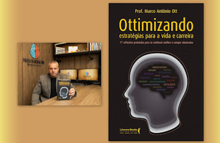 Professor de Medianeira lança livro "Ottimizando estratégias para a vida e carreira"