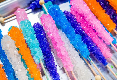 How to make rock candy the sugar crystals