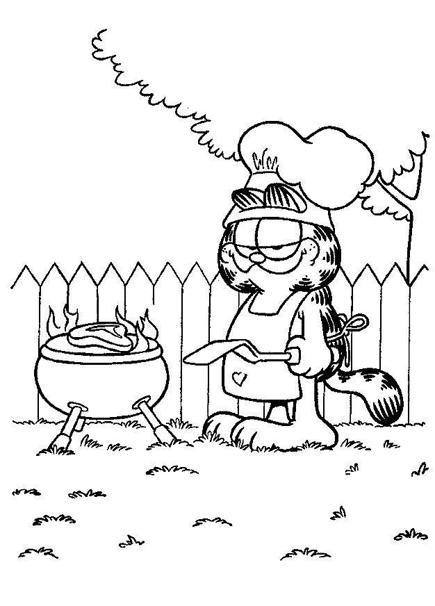 Garfield – Desenhos para Colorir e Imprimir