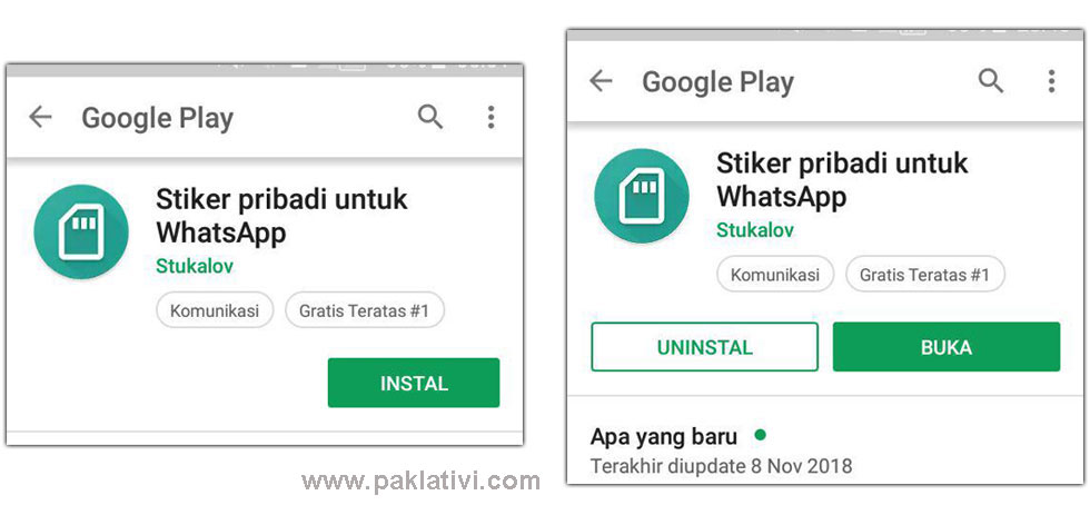 Cara Membuat dan Mengirim Sticker Pada Aplikasi  WhatsApp