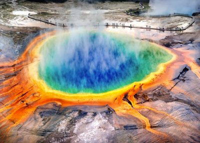 Grand Prismatic Spring Yellowstone 