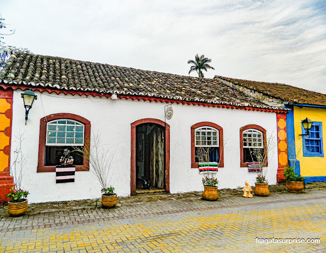 Casas coloniais em Santo Antônio de Lisboa, Florianópolis