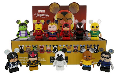 Marvel Vinylmation Series 3 by Disney - “Classic Armor” Iron Man, Ultimate Spider-Man Miles Morales, Daredevil, Captain Marvel, Luke Cage, Iron Fist, Moon Knight, She-Hulk, Black Bolt, Winter Soldier & Nova