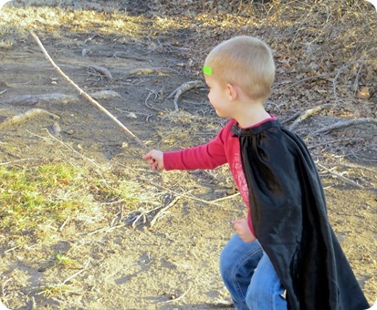 Playing Outside with Swords & Capes