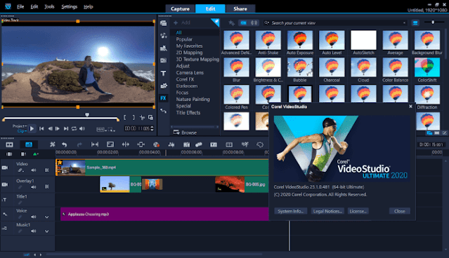 برنامج كوريل فيديو ستديو التمت 2020 كامل Corel VideoStudio Ultimate 2020