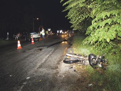 kecelakaan jalan raya di Sabak Bernam