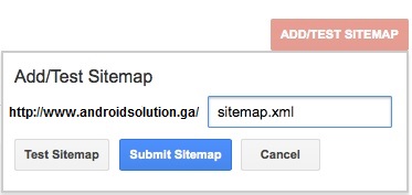 xml sitemap submission