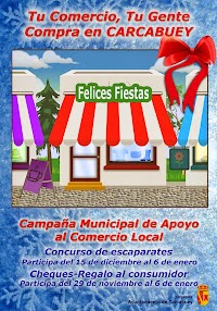 El 29 de Noviembre el Ayuntamiento de Carcabuey vuelve a organizar la Campaña de Apoyo al Comercio Local