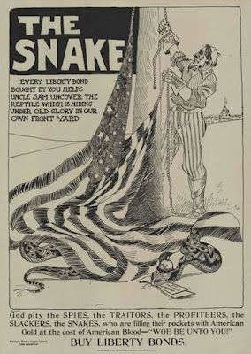 Liberty Bonds -The Snake - 1917