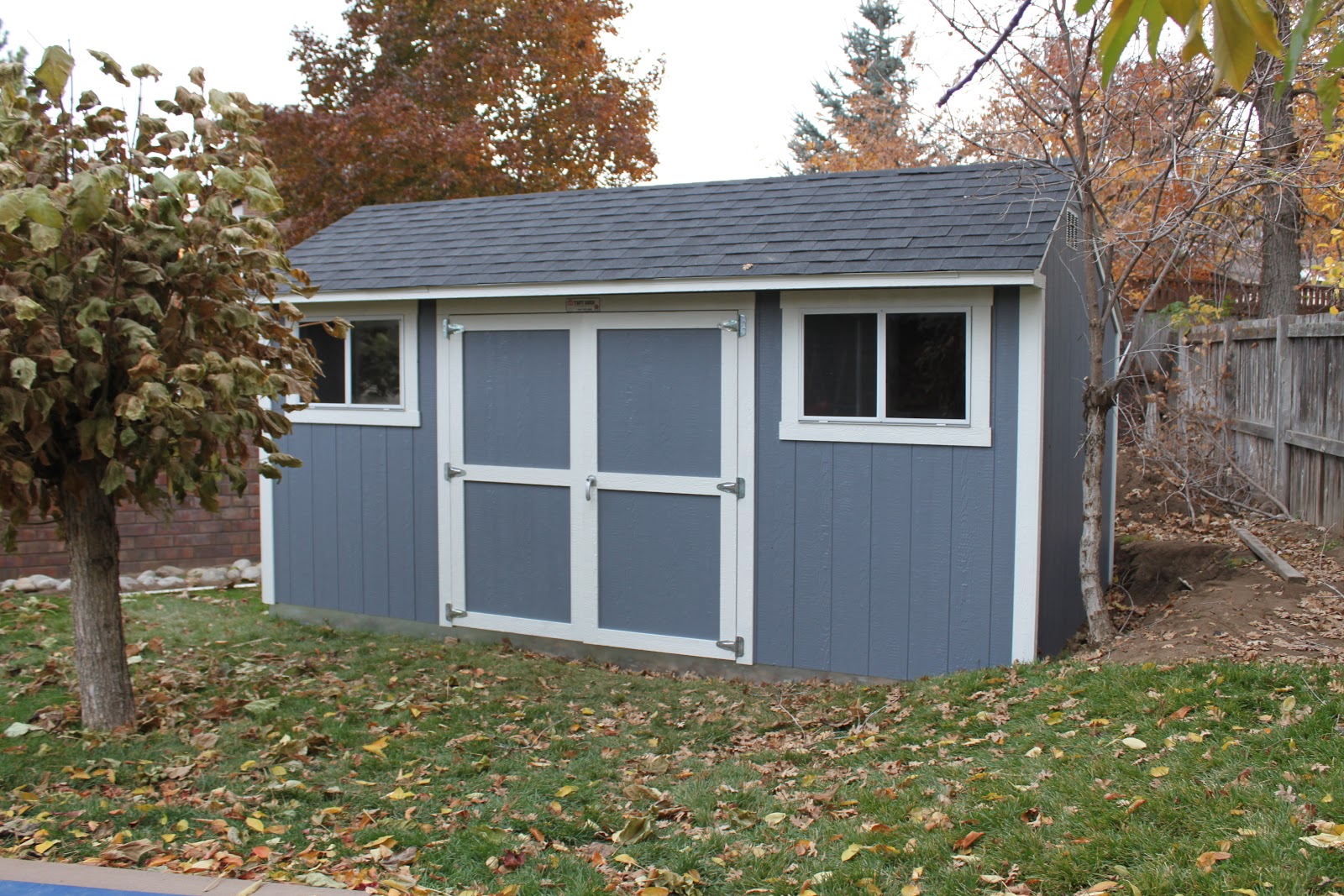 Our new backyard shed.