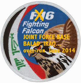 Iraqi Airforce -  F-16 Fighting Falcon shoulder patch