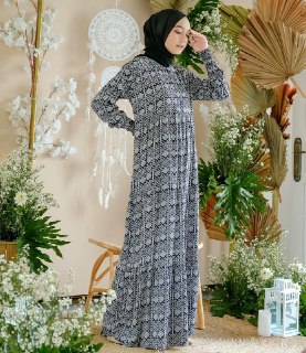 Hena Dress - Gaun Muslimah Modern