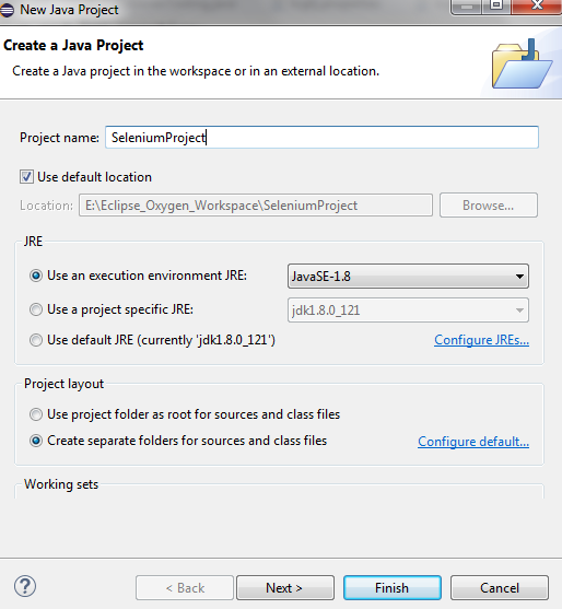 Run Selenium Script using runnable JAR