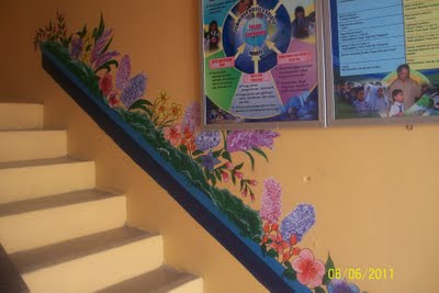 Flower Mural Paintings - wall wallpaper mural art 3