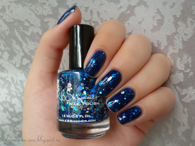 KBShimmer I got a crush on blue & Anny Blue marine