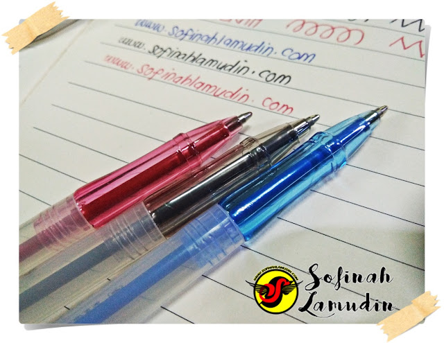 Koleksi Alat Tulis | Ball Pen Untuk Menulis Nota Atau Mencatat | Review dan Kelebihan Ball Point Pen Mengikut Jenama Alat Tulis - Stabilo Galaxy 818 Medium Ball Point Pen