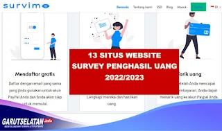 Situs Survey Online Penghasil Uang Tercepat dan Aman 2022/2023