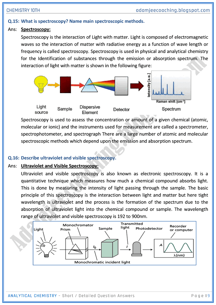 analytical-chemistry-short-and-detailed-question-answers-chemistry-10th