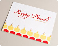 diwali wishes with note cards