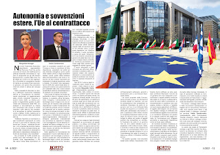 MAGGIO 2021 PAG. 14 - Autonomia e sovvenzioni estere, l’Ue al contrattacco