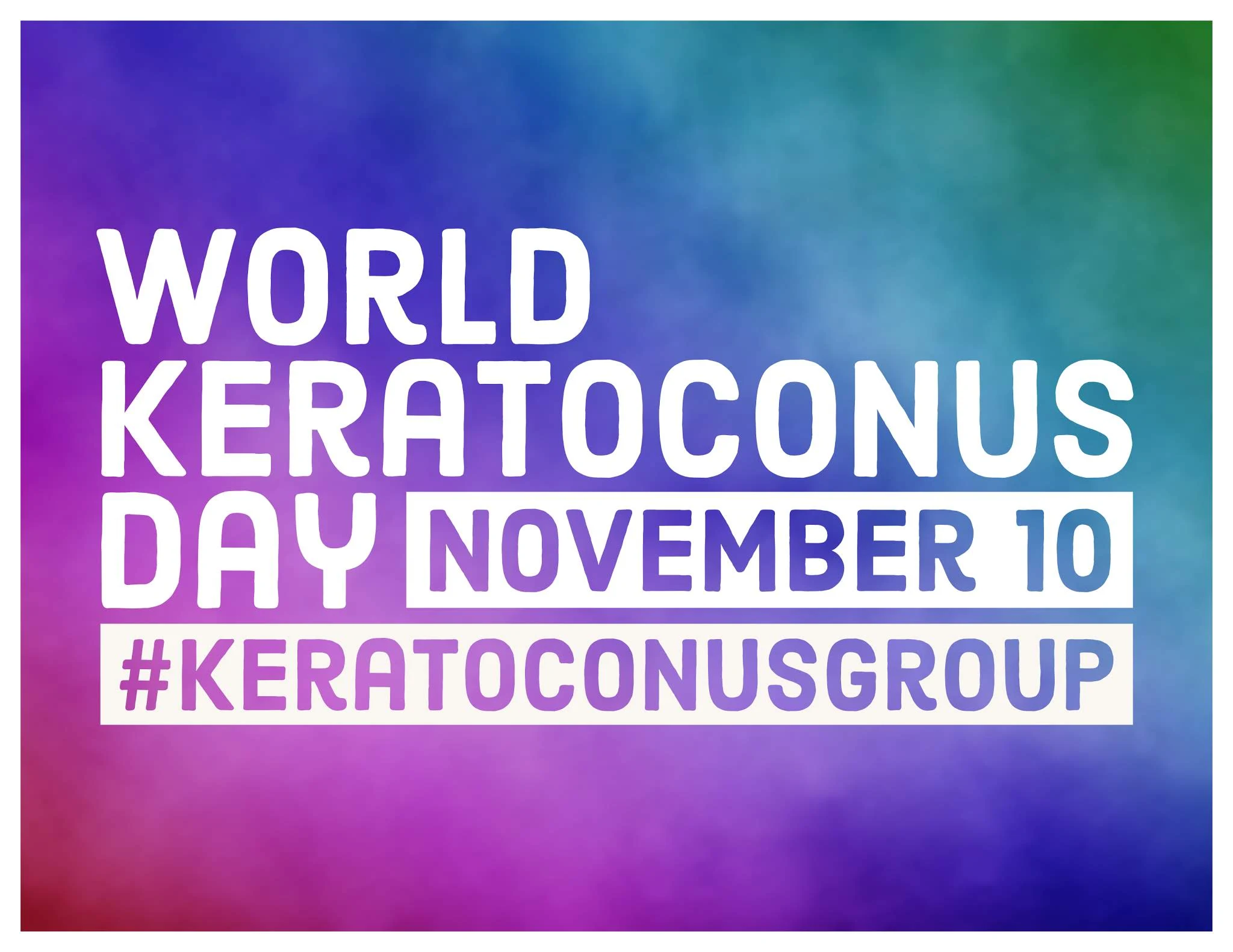 National Keratoconus Day 2019 Poster