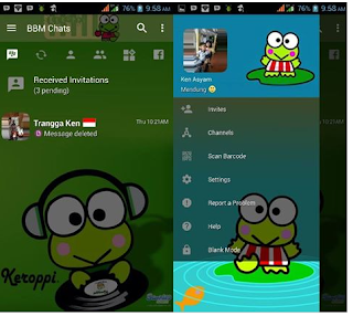 BBM Mod Keroppi v3.2.5.12 Terbaru 2017