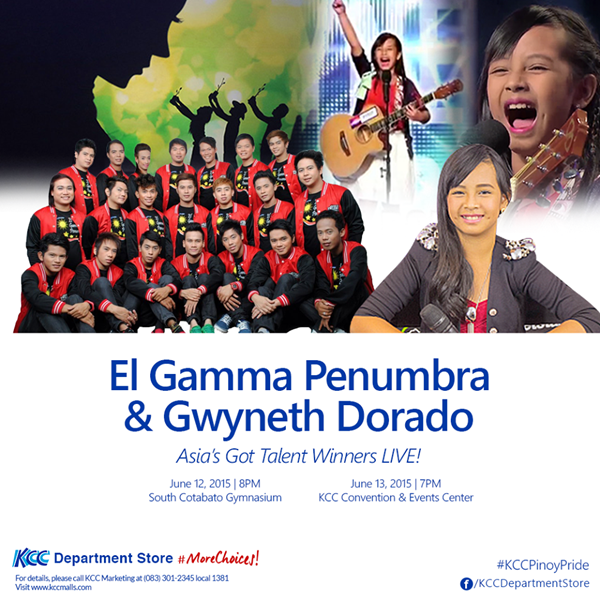 Asia's Got Talent Winners El Gamma Penumbra & Gwyneth Dorado Live in Koronadal