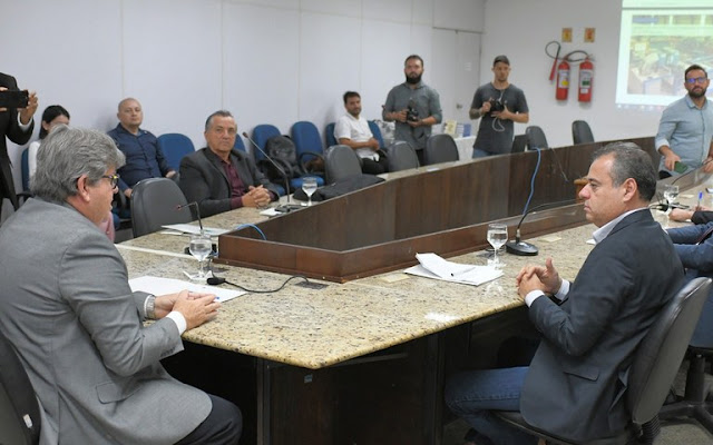 João Azevêdo recebe superintendente da Sudene e discute ações de desenvolvimento para o Nordeste
