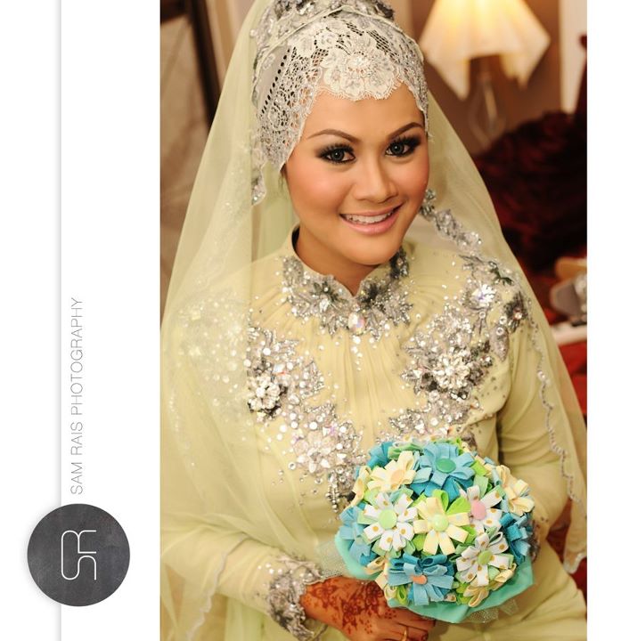 Luv Being Me Nikah dress and veil from Rizman  Ruzaini  