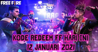 Kode Redeem Free Fire (FF) Terbaru 12 Januari 2021