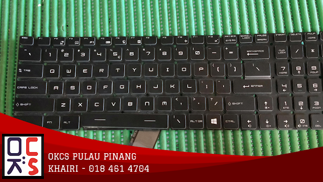 Assalamualaikum and good afternoon, today we are going to discussed about KEYBOARD REPLACEMENT MSI GE73VR. Do you ever had a problem such as keycap malfunction, ghost press. The cause of the problem usually came the keyboard itself.     One of our customer came to our store and told us that his laptop had a keyboard problem and wanted us to help him to do  KEYBOARD REPLACEMENT ON MSI GE73VR. He told us his laptop had not been used in a week because of the problem.    How did he know us?. He know us from google which he found the most suitable and trsuted place in his area. One of our staff give him a good service to him. When our technician check his laptop and diagnose that broke keyboard and need to do  KEYBOARD REPLACEMENT ON MSI GE73VR.    The keyboard of his laptop must be ordered first before we replaced it. When the replacement arrive our technician do the KEYBOARD REPLACEMENT ON MSI GE73VR. After finished replaced it we informed to the customer and said his laptop had finished repaired. Our customer came to pickup and he so grateful to us.