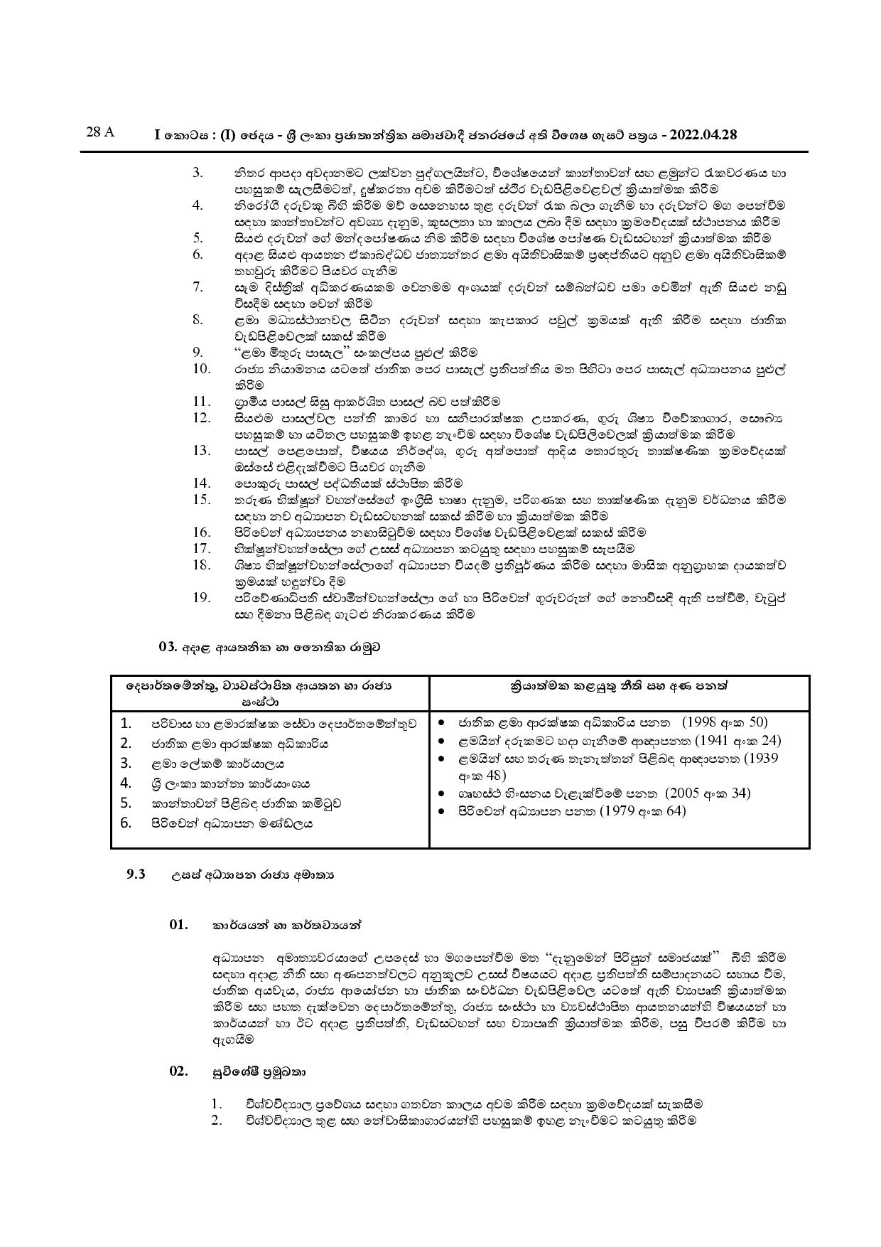 Ministries Duty  Gazette