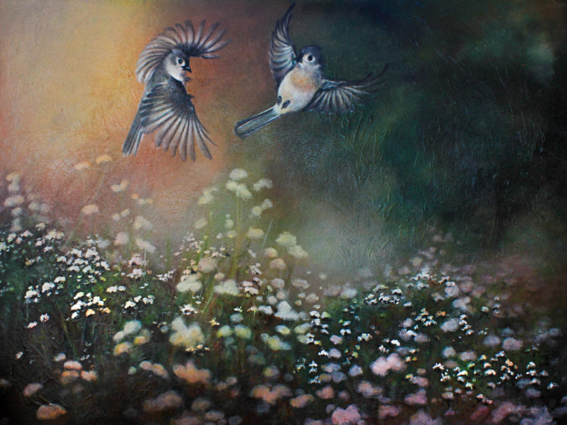 Paintings by Kristi Rauckis.