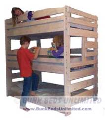 l shaped bunk beds plans